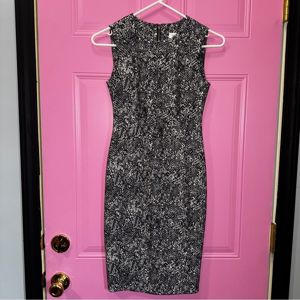 Calvin Klein‎ Monochrome Midi Dress
